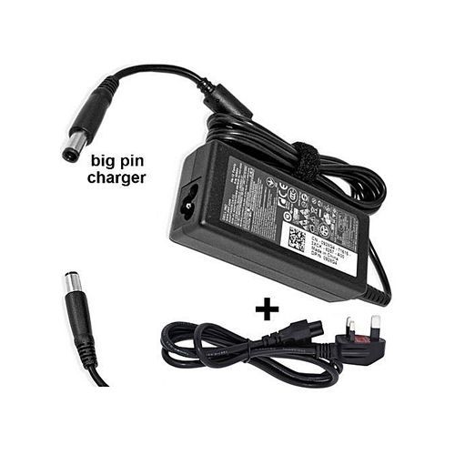 DELL Latitude E7240, E7250, E7440, E7450, E6430, E5470 Large Pin Charger Adapter & Power Cable
