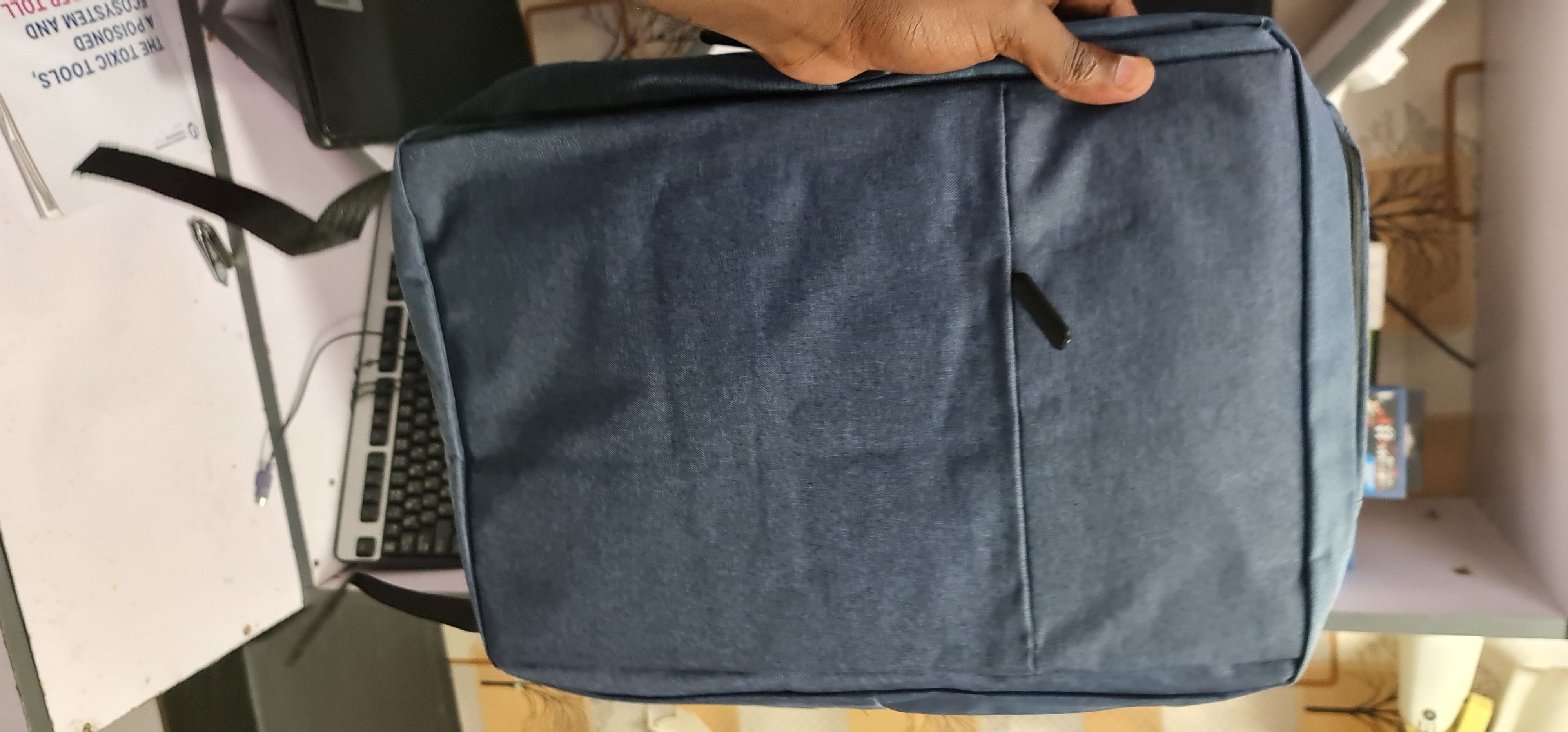 SLIM FIT LAPTOP BAG BLACK,GREY,NAVY BLUE COLOUR AFFORDABLE BACKPACK CORPORATE BAG WHOLESALE