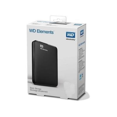Western Digital (WD) 1TB Elements Portable External Hard Drive 3.0 USB FOR SEAMLESS DATA TRANSFER LIGHT WEIGHT AND CLASSY.