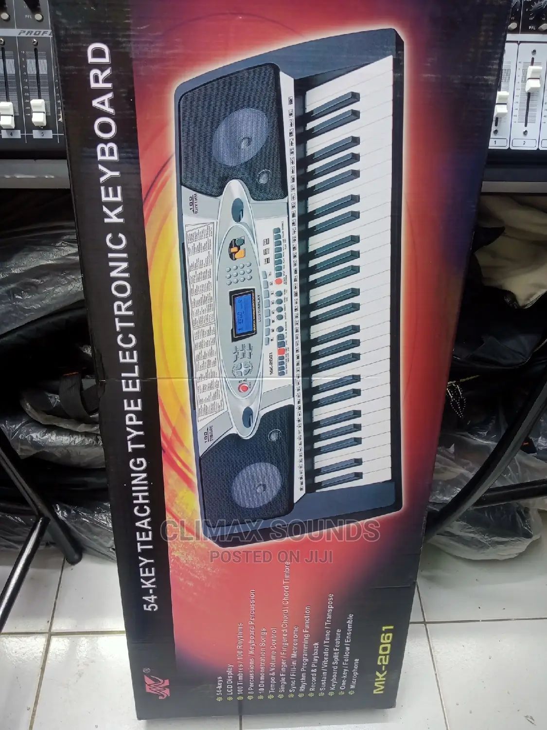 54-Key Piano Keyboard with LCD Display (MK-2061)