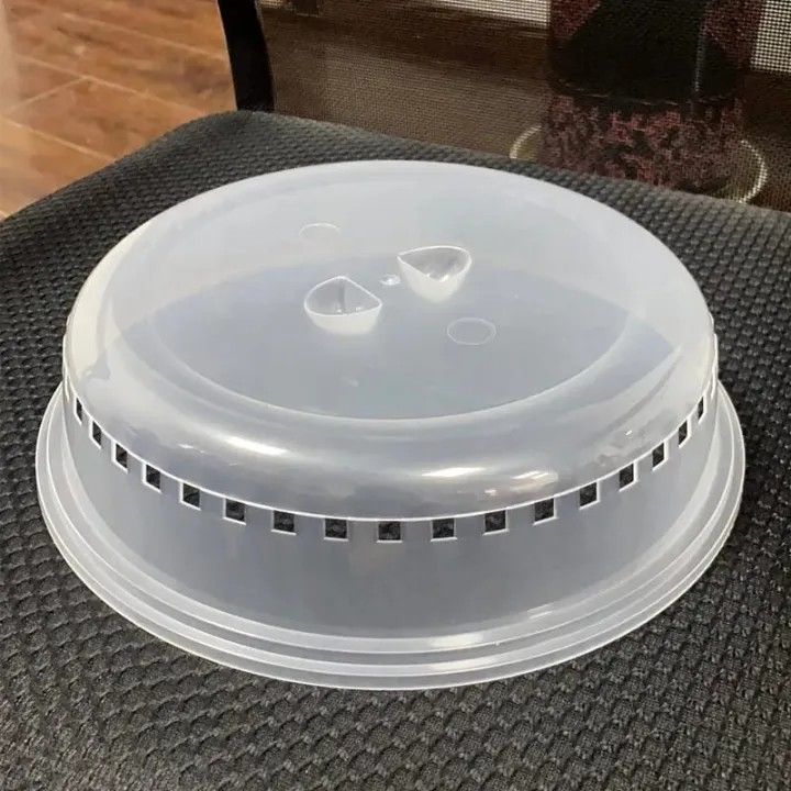 Transparent 27cm microwave  Covers,Food cover Microwave Oven/Refigerator food cover, Oil Cap Heated Sealed Plastic Cover Dish Dishes Dustproof Cover Food Cover