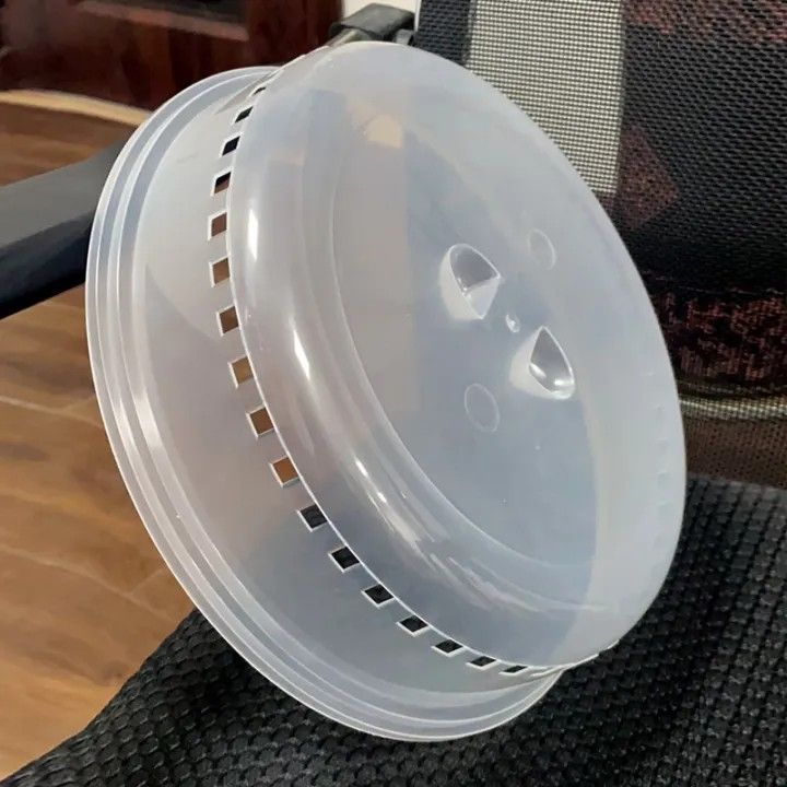 Transparent 27cm microwave  Covers,Food cover Microwave Oven/Refigerator food cover, Oil Cap Heated Sealed Plastic Cover Dish Dishes Dustproof Cover Food Cover