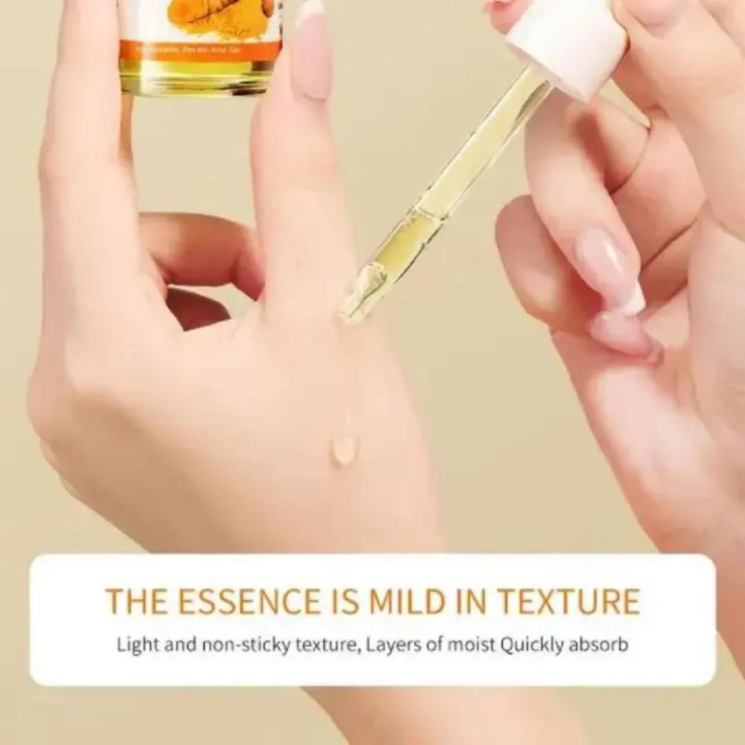 2 in 1, Sadoer Turmeric Cream + Tumeric Serum, the Combination of Sadoer Tumeric Cream and Turmeric Serum Guarantees Like Vitamin C, Deep Hydration, inhibits Acne formation, Lighten Acne Marks, Sooth