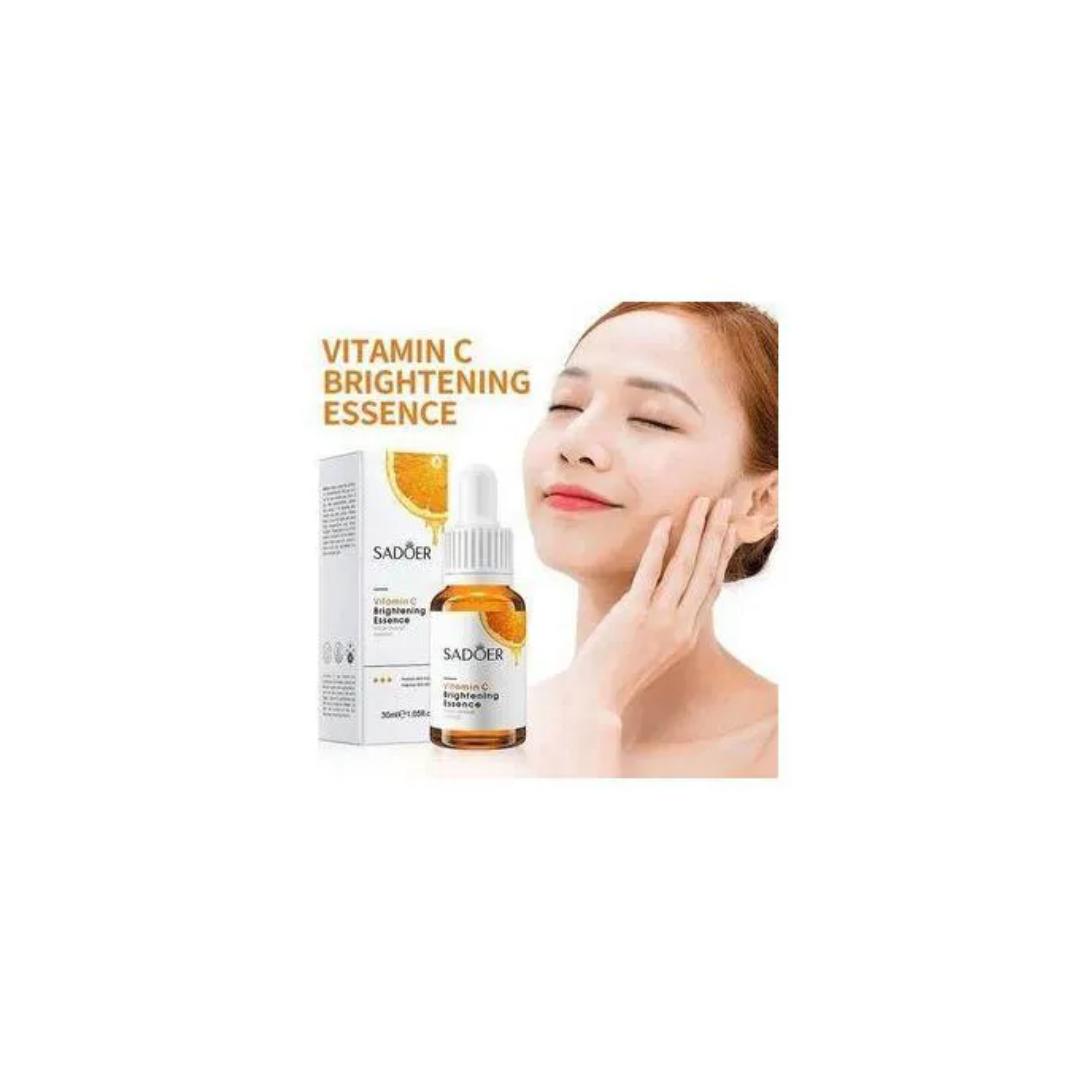 SADOER 3 In 1 The Glow Set Kit + Vitamin C Brightening Serum +Turmeric Cream + Moisturizing Tumeric Repair Serum