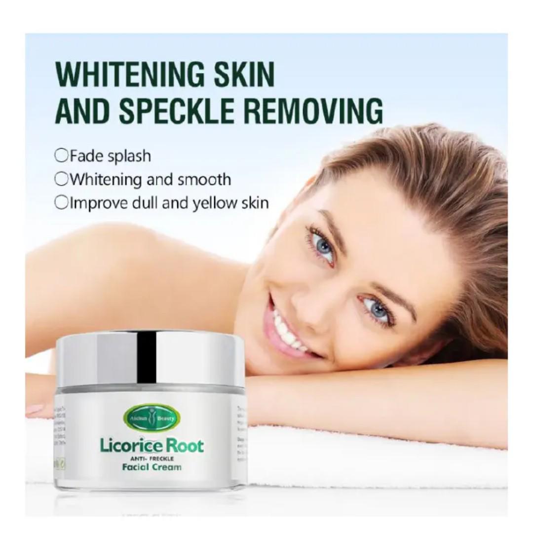 Aichun Beauty Licorice Root Facial Wash and Facial Cream for Deep Cleansing, Whitening & Anti-wrinkle