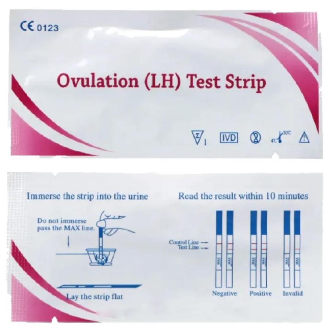 10 pcs Ovulation Test Strips 99% Accurate Urine LH Ovulation Test kit