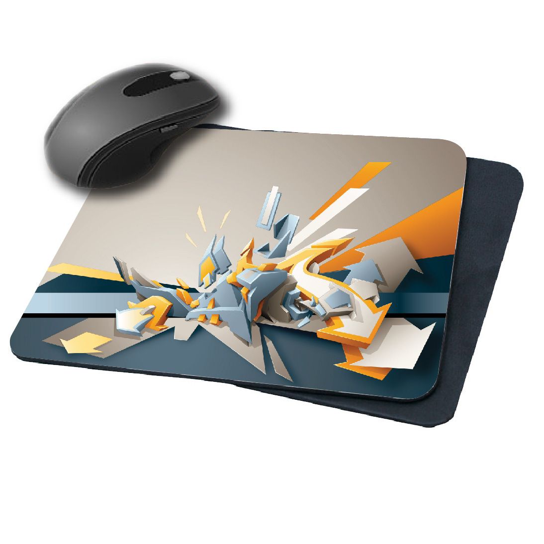 CREATIVE ARROW ART CUSTOM PRINTED MOUSE PAD, anti skid with strong material and quality printed FOR OFFICE USE OR GIFTING. Get a laptop skin of the same from the store