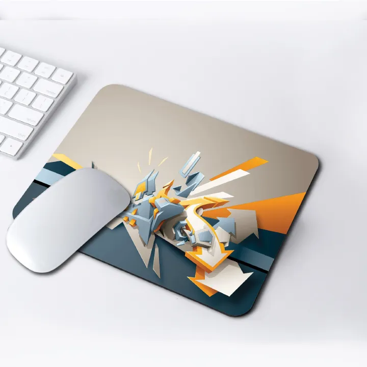 CREATIVE ARROW ART CUSTOM PRINTED MOUSE PAD, anti skid with strong material and quality printed FOR OFFICE USE OR GIFTING. Get a laptop skin of the same from the store