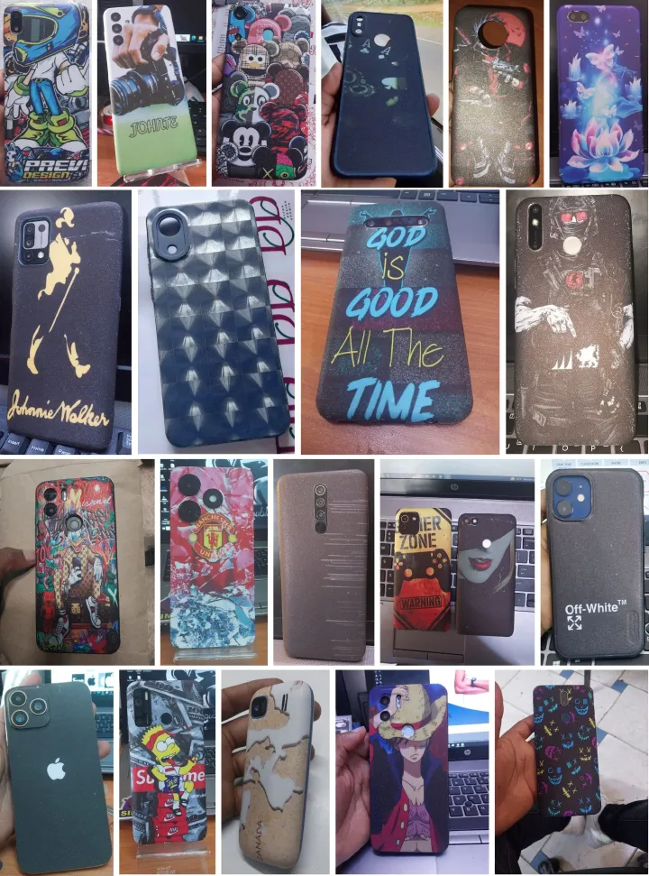 PHONE STICKERS/COVERS/WRAPS/SKINS IN WHOLESALE PRICE. For resale small business. Best prices, easy to fix. fits all phones up to 7 inches display screen.