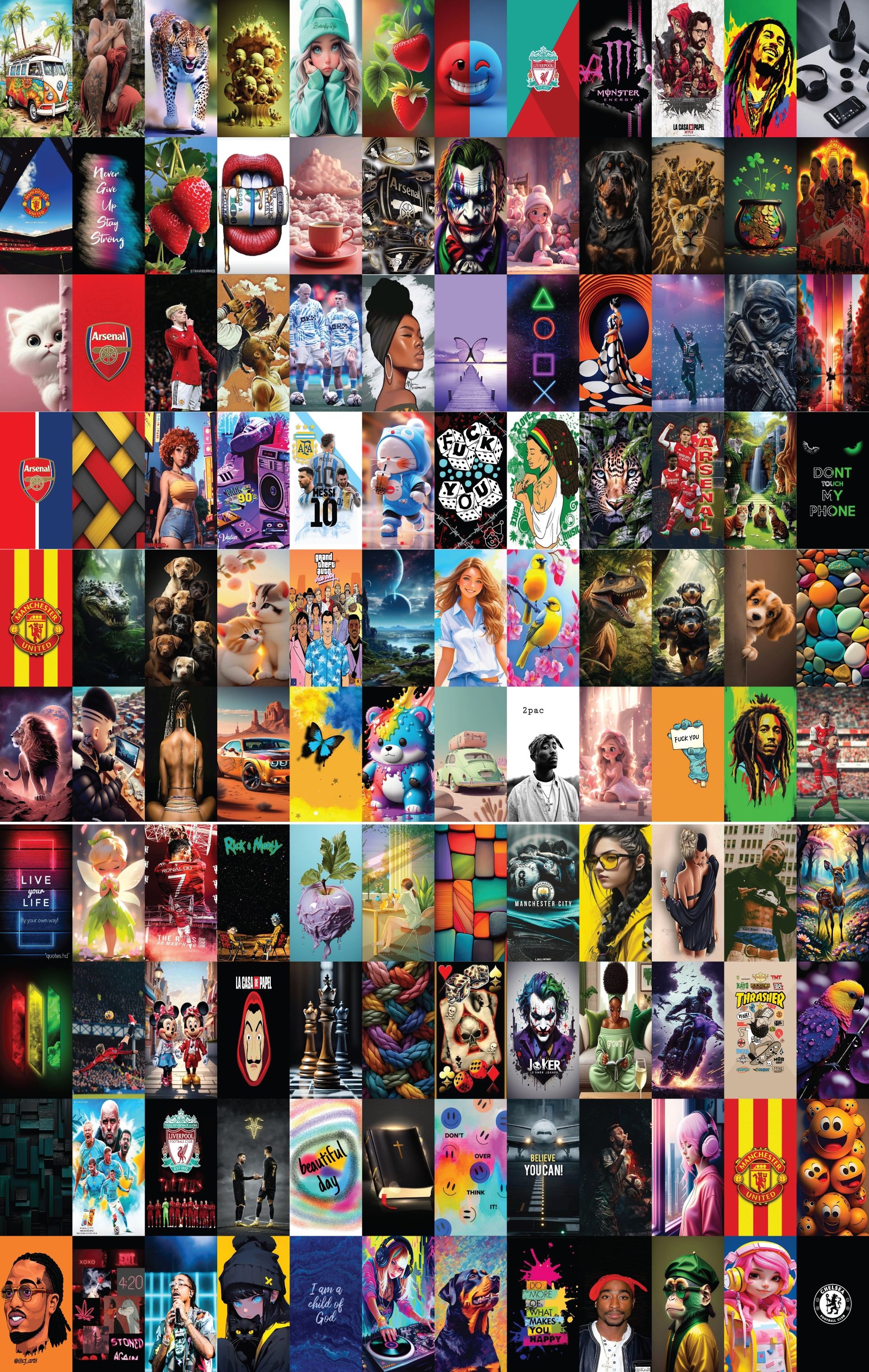 PHONE STICKERS/COVERS/WRAPS/SKINS IN WHOLESALE PRICE. For resale small business. Best prices, easy to fix. fits all phones up to 7 inches display screen.