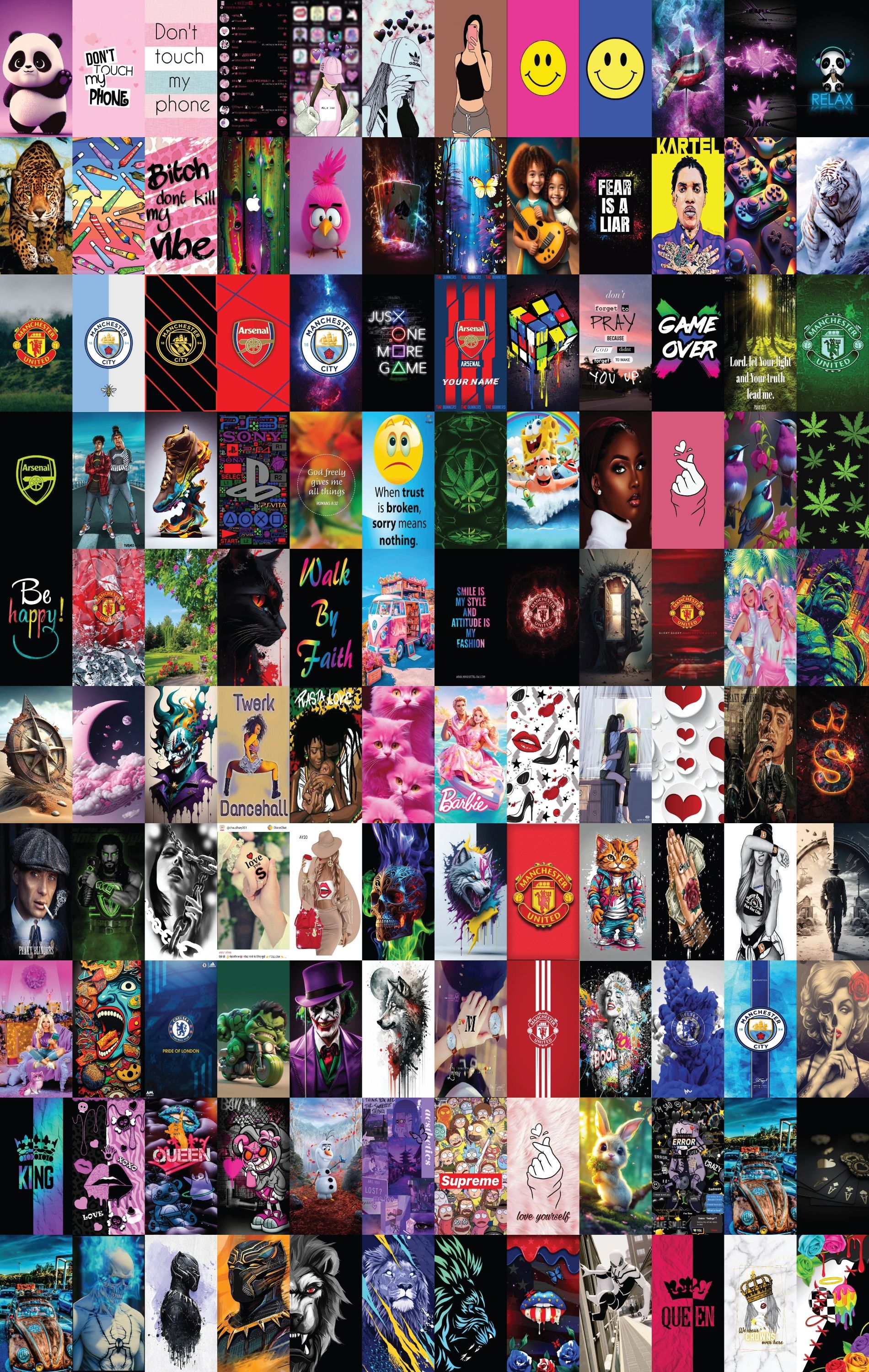 PHONE STICKERS/COVERS/WRAPS/SKINS IN WHOLESALE PRICE. For resale small business. Best prices, easy to fix. fits all phones up to 7 inches display screen.