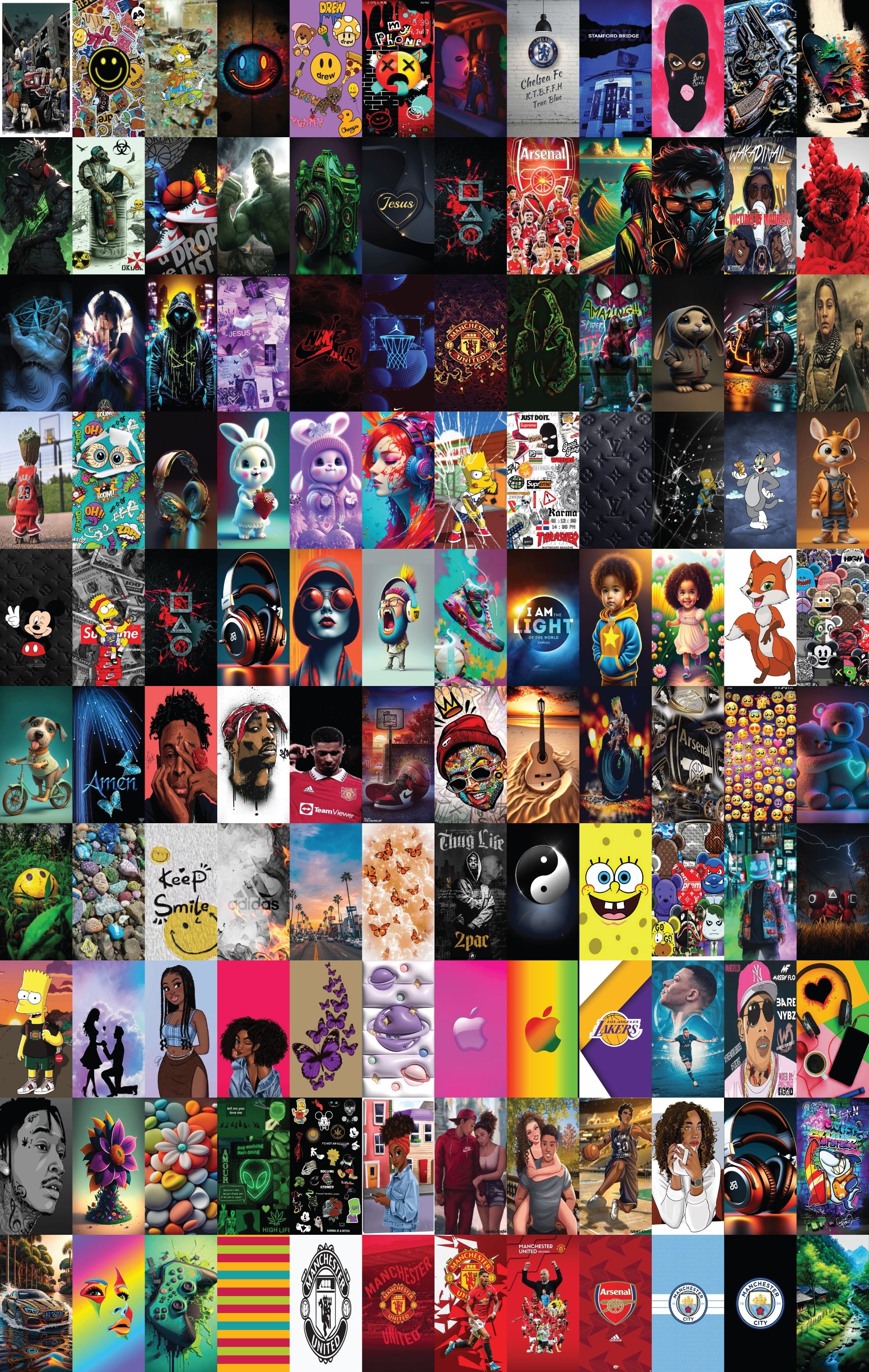 PHONE STICKERS/COVERS/WRAPS/SKINS IN WHOLESALE PRICE. For resale small business. Best prices, easy to fix. fits all phones up to 7 inches display screen.
