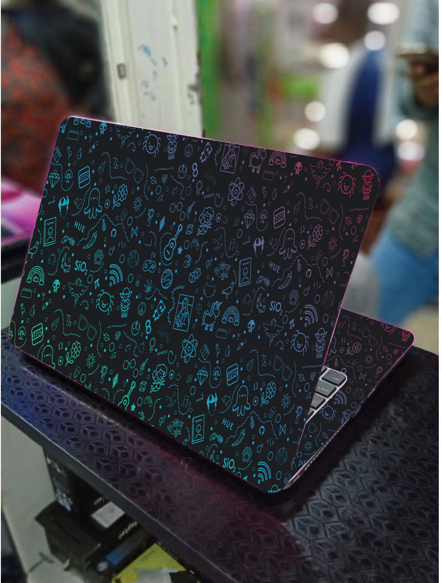 LEGO ART LAPTOP SKIN/COVER/STICKER, For Laptop Size 11" 13.3" 14" 15" 15.4" 15.6 Universal Vinyl Skin Sticker Cover.