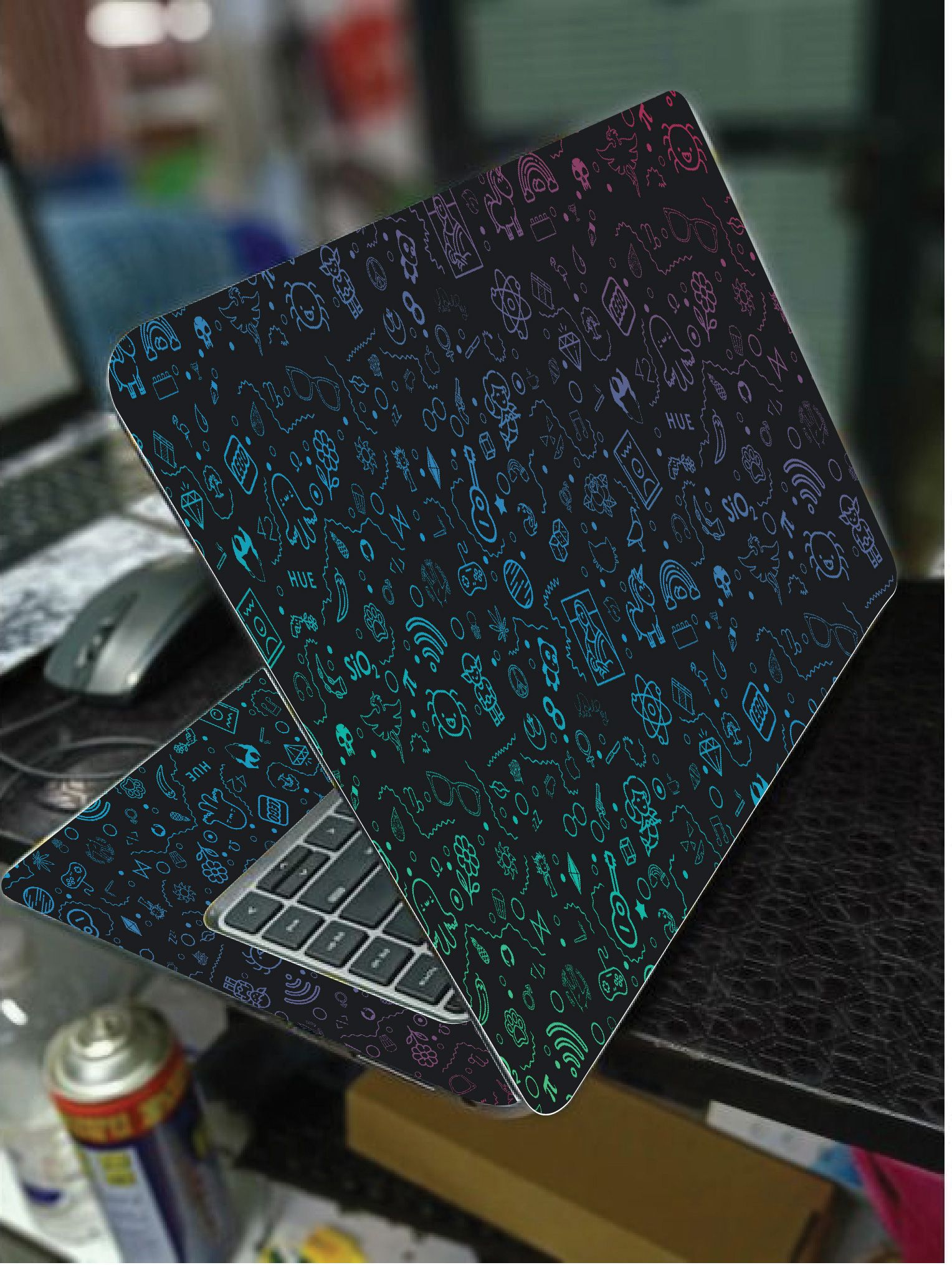 LEGO ART LAPTOP SKIN/COVER/STICKER, For Laptop Size 11" 13.3" 14" 15" 15.4" 15.6 Universal Vinyl Skin Sticker Cover.