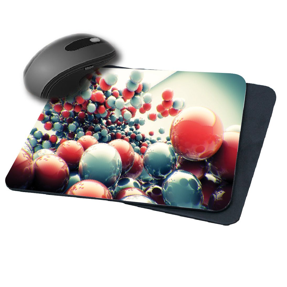 MARBLE BALLS LAPTOP SKIN/COVER/STICKER, For Laptop Size 11" 13.3" 14" 15" 15.4" 15.6 Universal Vinyl Skin Sticker Cover. AND A CUSTOM MOUSE PAD OF THE SAME