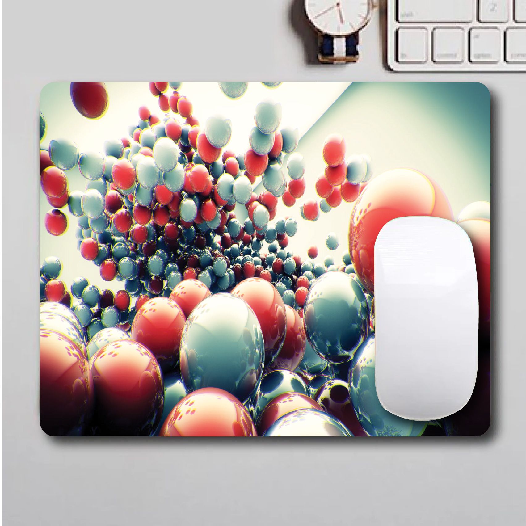 MARBLE BALLS LAPTOP SKIN/COVER/STICKER, For Laptop Size 11" 13.3" 14" 15" 15.4" 15.6 Universal Vinyl Skin Sticker Cover. AND A CUSTOM MOUSE PAD OF THE SAME