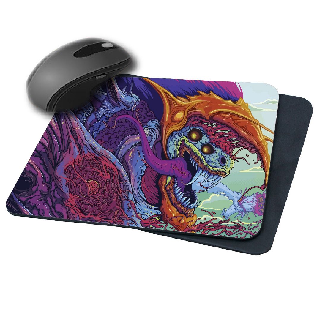 ALLIEN MONSTER ART LAPTOP SKIN/COVER/STICKER, For Laptop Size 11" 13.3" 14" 15" 15.4" 15.6 Universal Vinyl Skin Sticker Cover. AND A CUSTOM MOUSE PAD OF THE SAME