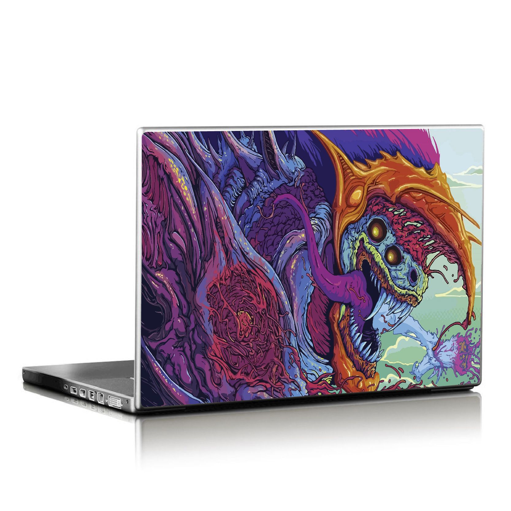ALLIEN MONSTER ART LAPTOP SKIN/COVER/STICKER, For Laptop Size 11" 13.3" 14" 15" 15.4" 15.6 Universal Vinyl Skin Sticker Cover. AND A CUSTOM MOUSE PAD OF THE SAME