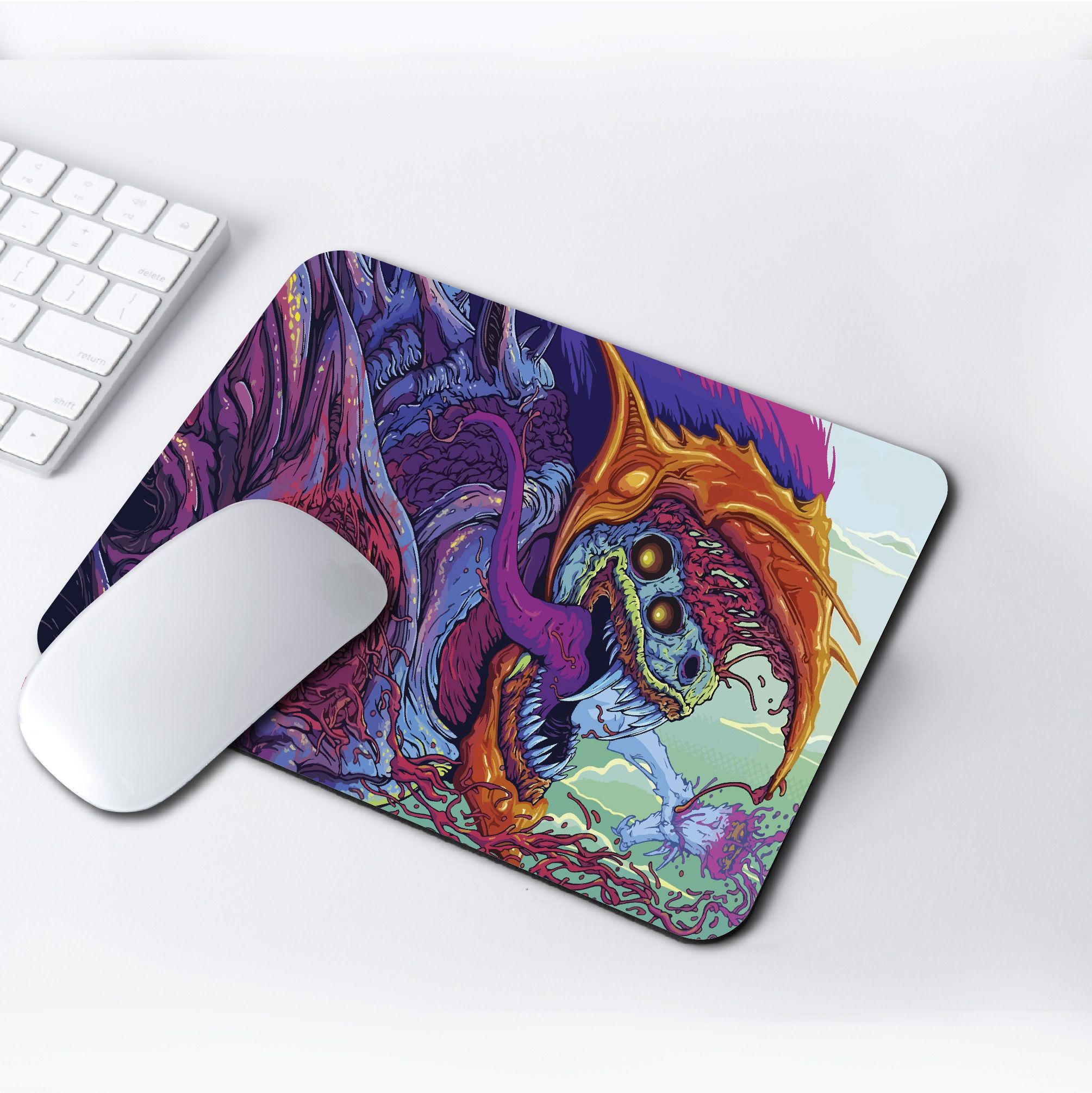 ALLIEN MONSTER ART LAPTOP SKIN/COVER/STICKER, For Laptop Size 11" 13.3" 14" 15" 15.4" 15.6 Universal Vinyl Skin Sticker Cover. AND A CUSTOM MOUSE PAD OF THE SAME
