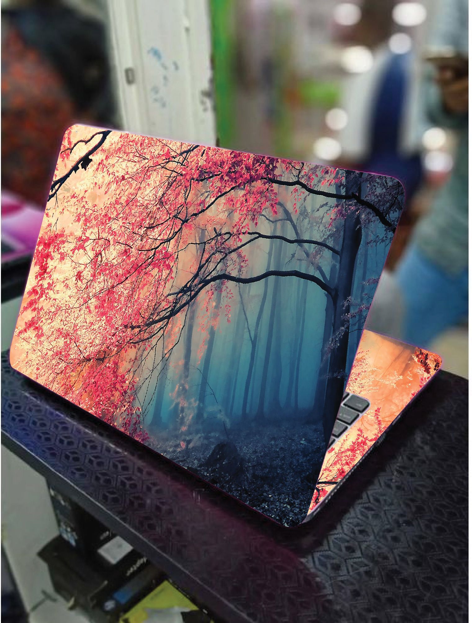 SUMMER ART ART LAPTOP SKIN/COVER/STICKER, For Laptop Size 11" 13.3" 14" 15" 15.4" 15.6 Universal Vinyl Skin Sticker Cover. AND A CUSTOM MOUSE PAD OF THE SAME
