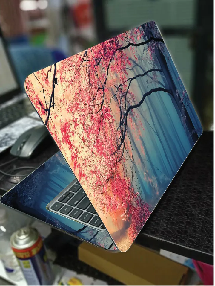 SUMMER ART ART LAPTOP SKIN/COVER/STICKER, For Laptop Size 11" 13.3" 14" 15" 15.4" 15.6 Universal Vinyl Skin Sticker Cover. AND A CUSTOM MOUSE PAD OF THE SAME