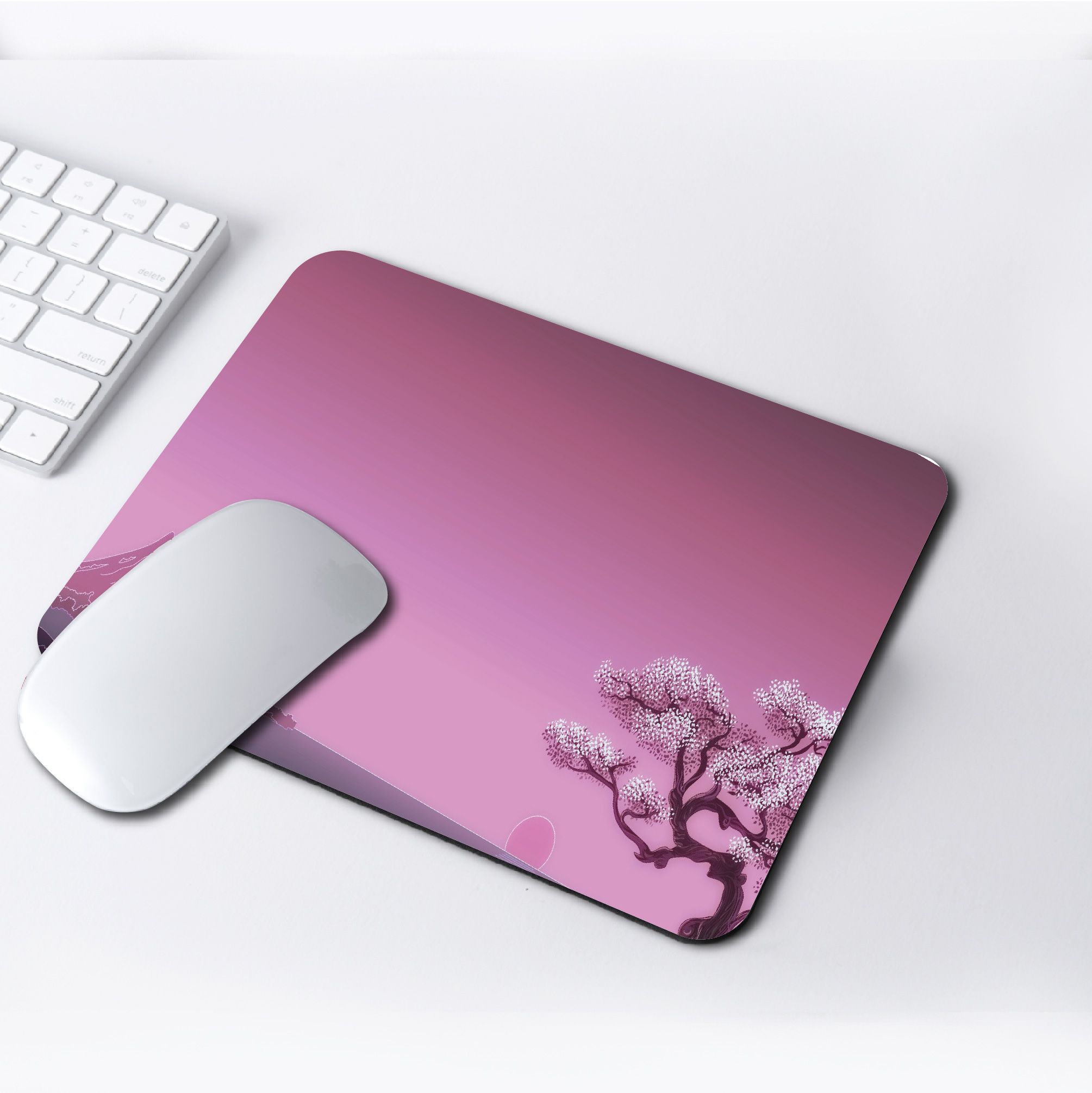 PINK TREE LAPTOP SKIN/COVER/STICKER, For Laptop Size 11" 13.3" 14" 15" 15.4" 15.6 Universal Vinyl Skin Sticker Cover. AND A CUSTOM MOUSE PAD OF THE SAME