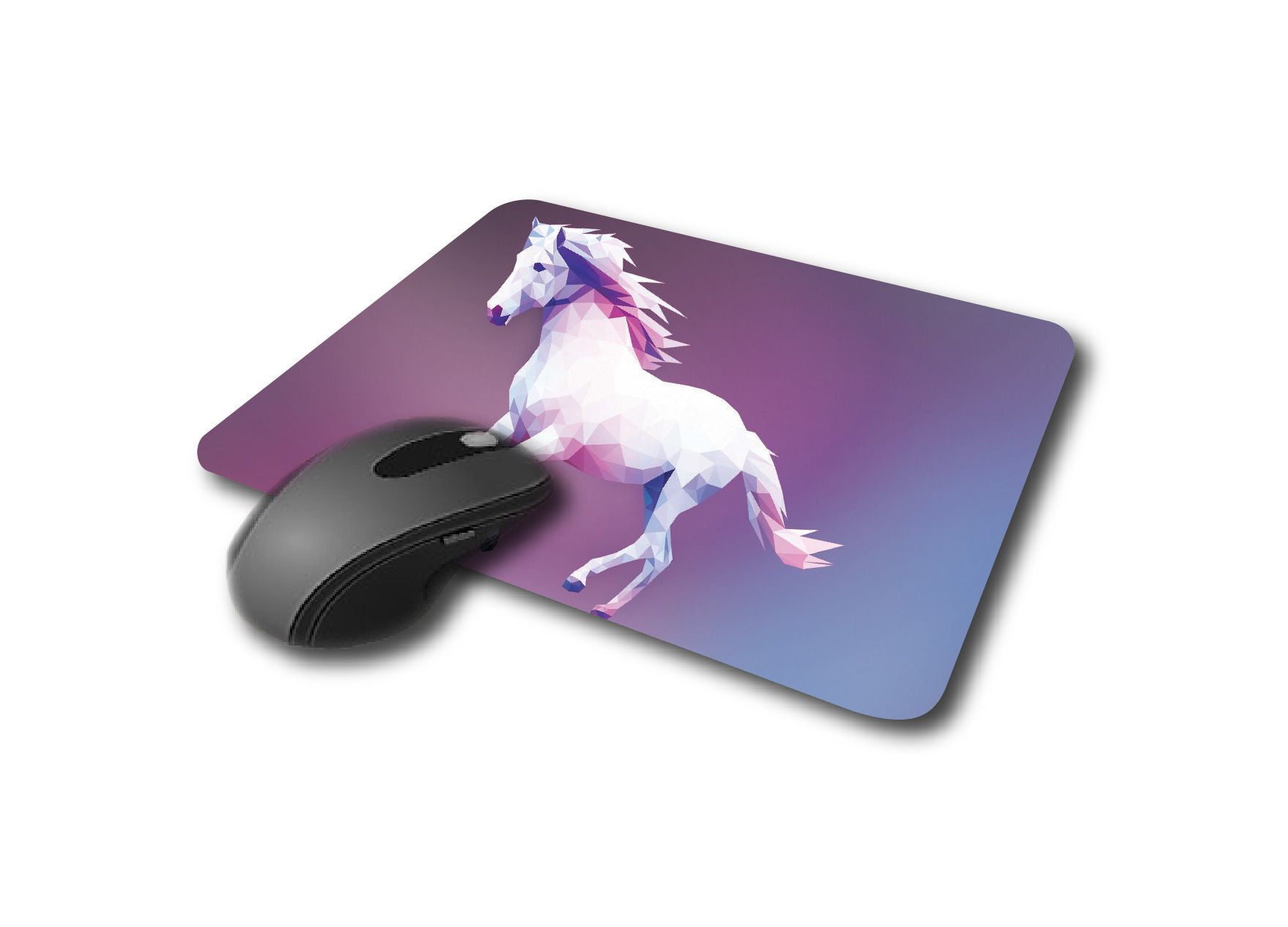 WHITE HORSE LAPTOP SKIN/COVER/STICKER, For Laptop Size 11" 13.3" 14" 15" 15.4" 15.6 Universal Vinyl Skin Sticker Cover. AND A CUSTOM MOUSE PAD OF THE SAME