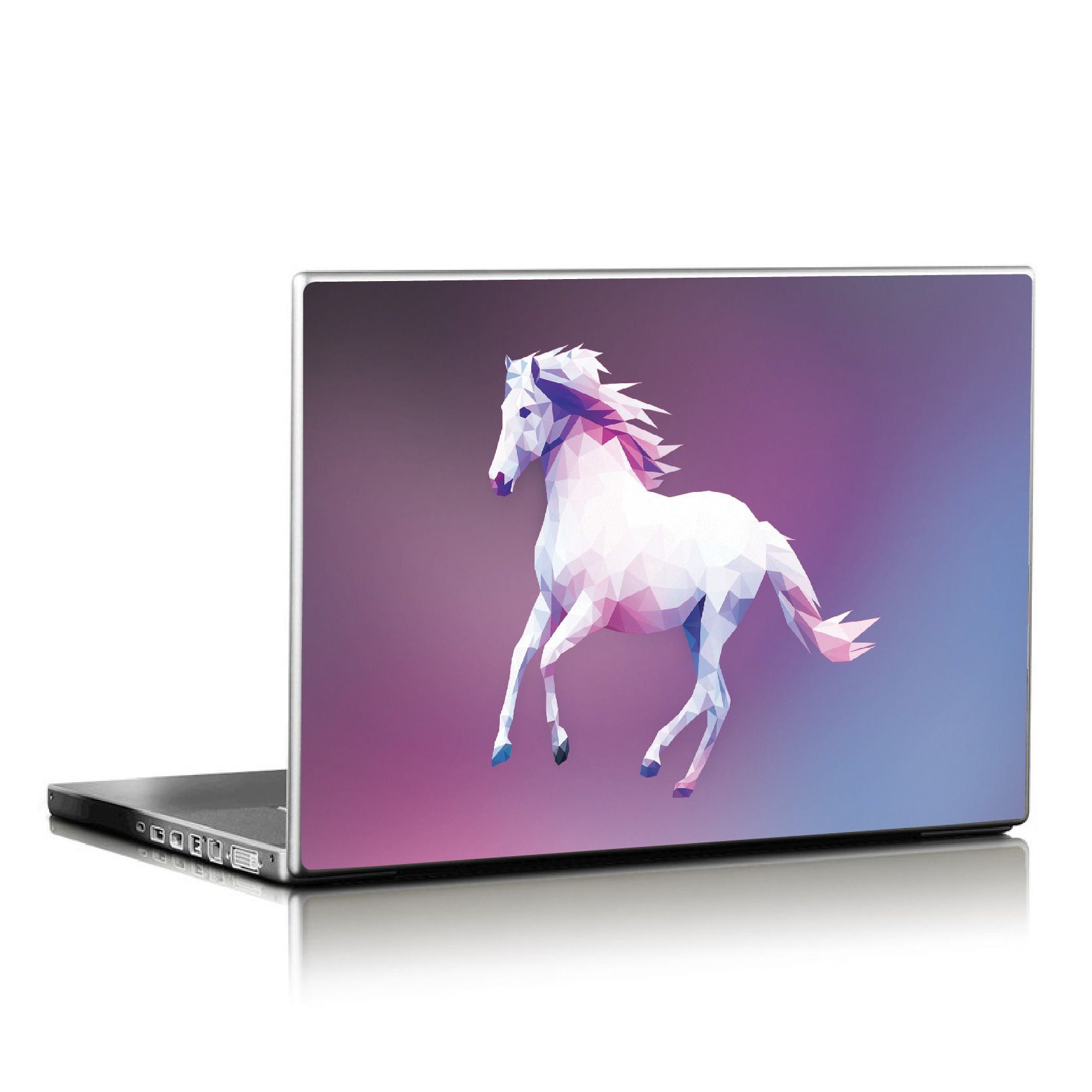 WHITE HORSE LAPTOP SKIN/COVER/STICKER, For Laptop Size 11" 13.3" 14" 15" 15.4" 15.6 Universal Vinyl Skin Sticker Cover. AND A CUSTOM MOUSE PAD OF THE SAME