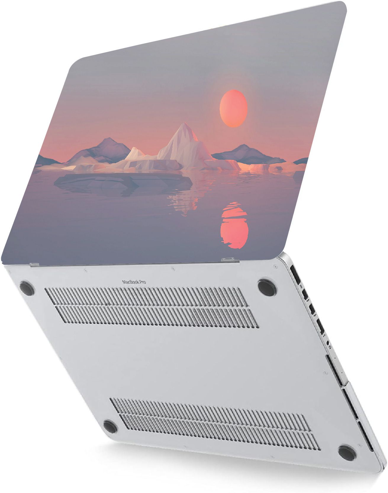 SUNSET ART LAPTOP SKIN/COVER/STICKER, For Laptop Size 11" 13.3" 14" 15" 15.4" 15.6 Universal Vinyl Skin Sticker Cover. AND A CUSTOM MOUSE PAD OF THE SAME