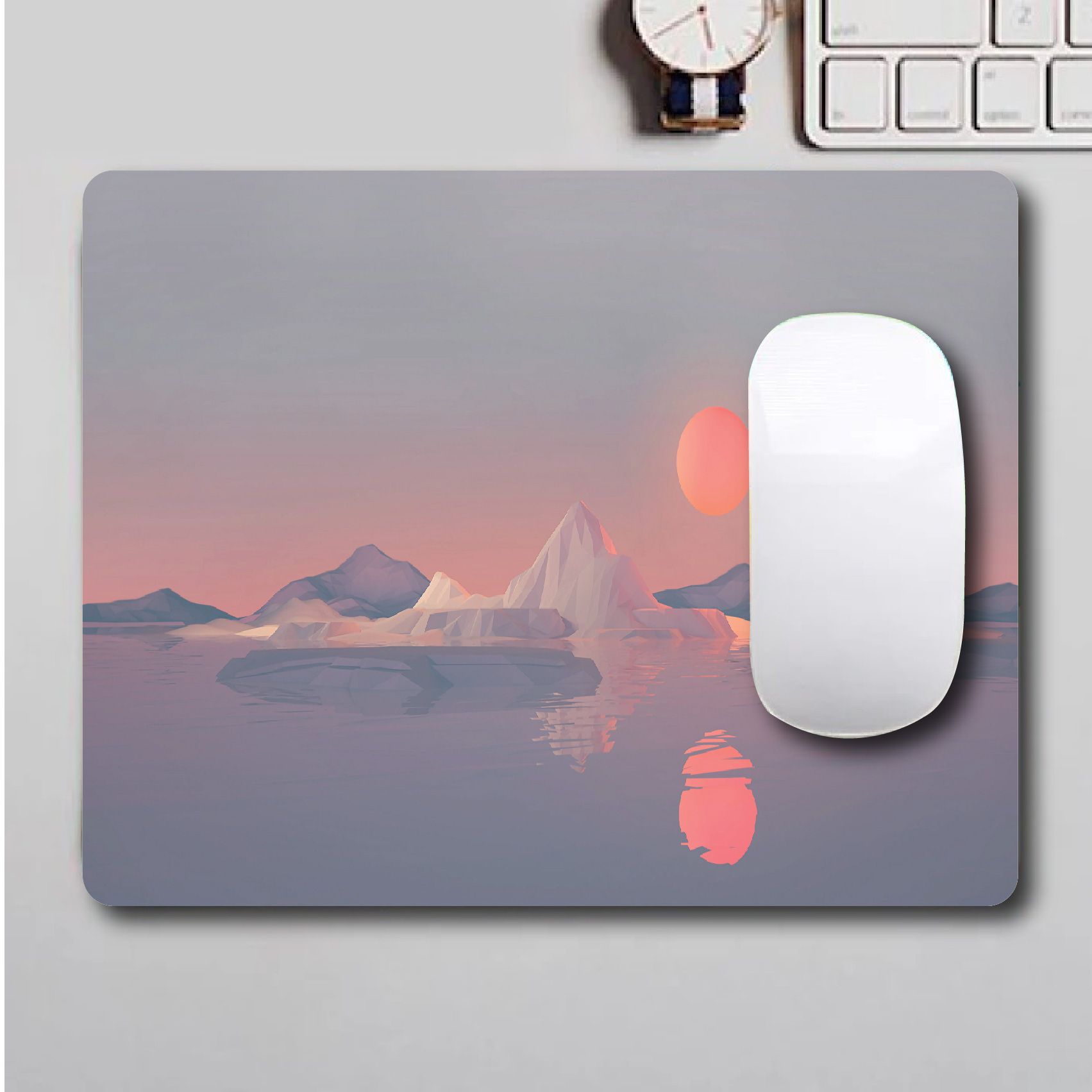 SUNSET ART LAPTOP SKIN/COVER/STICKER, For Laptop Size 11" 13.3" 14" 15" 15.4" 15.6 Universal Vinyl Skin Sticker Cover. AND A CUSTOM MOUSE PAD OF THE SAME