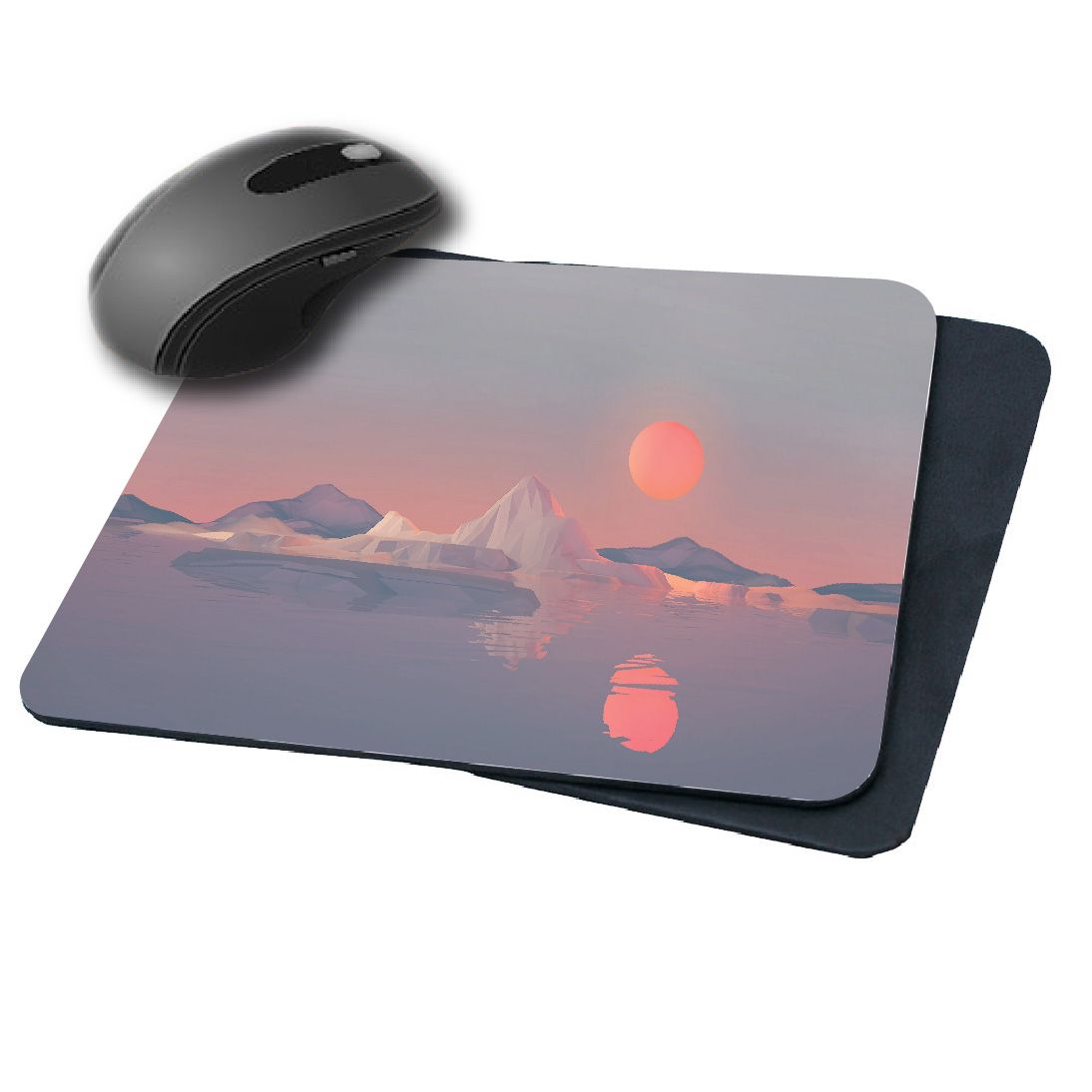 SUNSET ART LAPTOP SKIN/COVER/STICKER, For Laptop Size 11" 13.3" 14" 15" 15.4" 15.6 Universal Vinyl Skin Sticker Cover. AND A CUSTOM MOUSE PAD OF THE SAME
