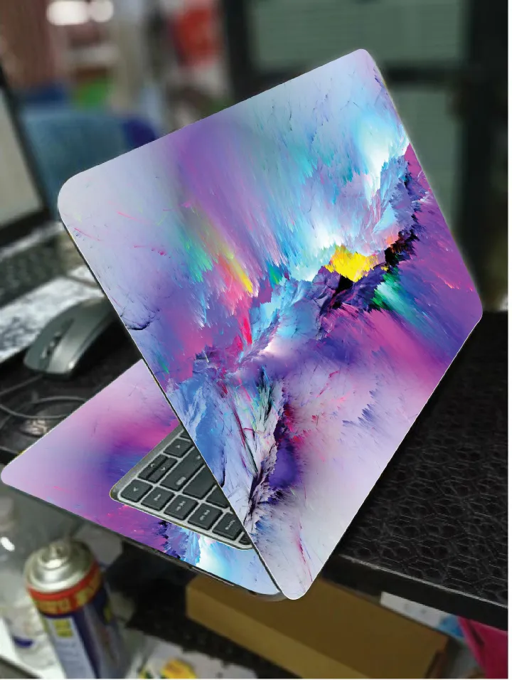 PAINT PRINT LAPTOP SKIN/COVER/STICKER, For Laptop Size 11" 13.3" 14" 15" 15.4" 15.6 Universal Vinyl Skin Sticker Cover. AND A CUSTOM MOUSE PAD OF THE SAME
