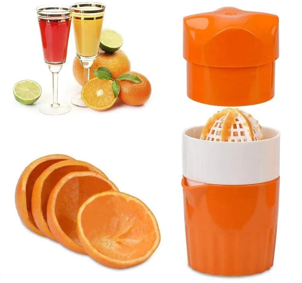 1pc Plastic Hand Manual Juice Extractor Fruits Squeezer Orange Juicer Reamers Hand Press Travel Small Fruit Squeezer Machine Newest