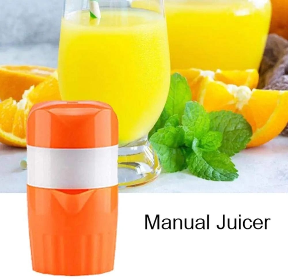 1pc Plastic Hand Manual Juice Extractor Fruits Squeezer Orange Juicer Reamers Hand Press Travel Small Fruit Squeezer Machine Newest