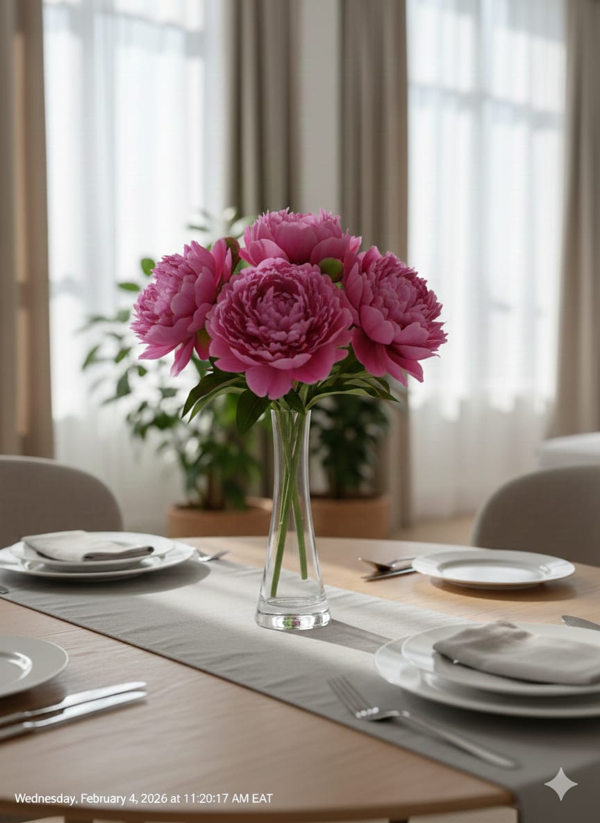 Unique Glass Vase Flower  Decorative Small Vase for Home Decor