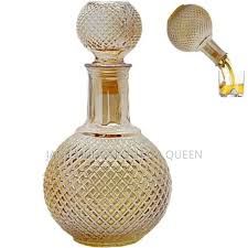 1 Pc Classy Brand New Very High quality Stylish and Luxurious Kitchen Decanter round gold at Affordable Price .Desiring The Best Experience