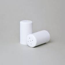 1pc Ceramic salt shaker round new ,Elevate your in-flight dining experience with our salt and pepper shakers