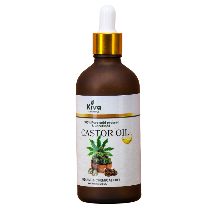 Pure Organic Cold-Pressed Castor Oil – 120ml (Unrefined, Hexane-Free)
Shrinks Fibroids & Cysts, Castor Oil Packs, Navel Oiling, Nourishing Treatment for Hair and Skin , Eyelashes & Eyebrows Serum.