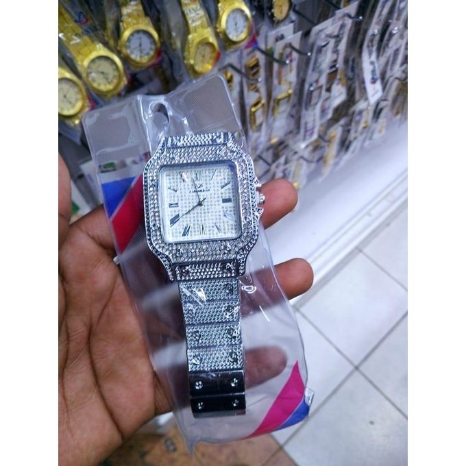 Iced Out Watch Men Luxury Full Diamond Mens Watches AAA CZ Quartz Men's Watch