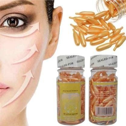 Csk 90pcs Soft Gel Vitamin E Essence Capsules Anti-aging Serum Spot Acne Removing Brightening Essence ,Moisturising,Anti-Aging,Prevents SunBurns, Facial Freckle Capsule Skin Care