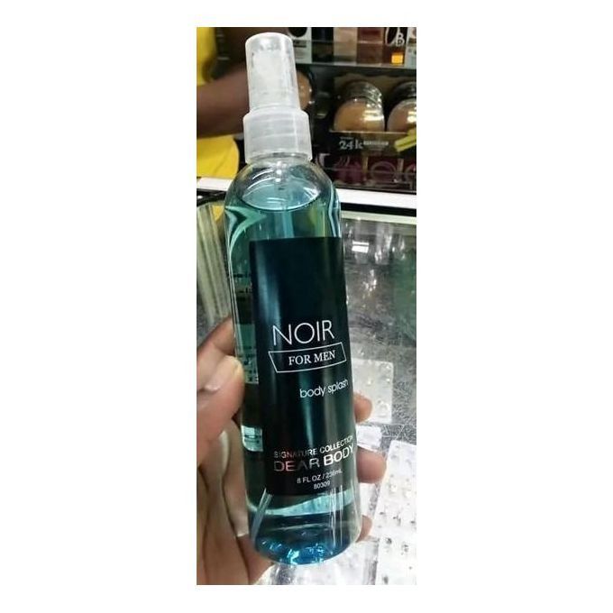 Dear Body Noir For Men Body Splash Fine Fragrance Mist Long Lasting Skin Care Men's Perfume 236 Ml