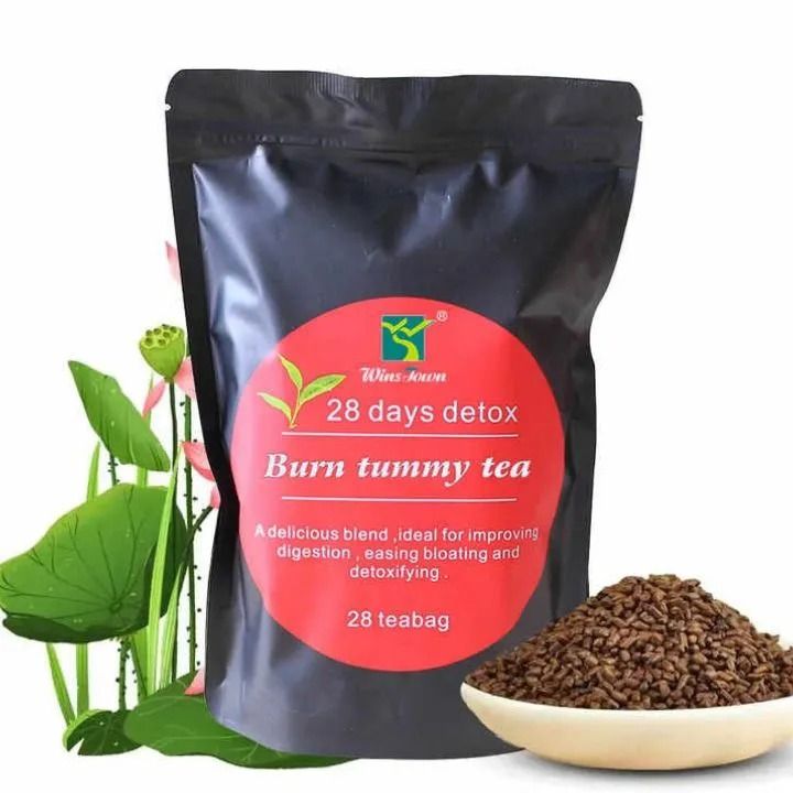 28 Days Detox Slimming Tea Burn Fat Loss Weight Boost Detoxify Abdomen Postpartum Slim Tea Bags Wins Town