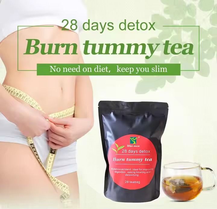 28 Days Detox Slimming Tea Burn Fat Loss Weight Boost Detoxify Abdomen Postpartum Slim Tea Bags Wins Town