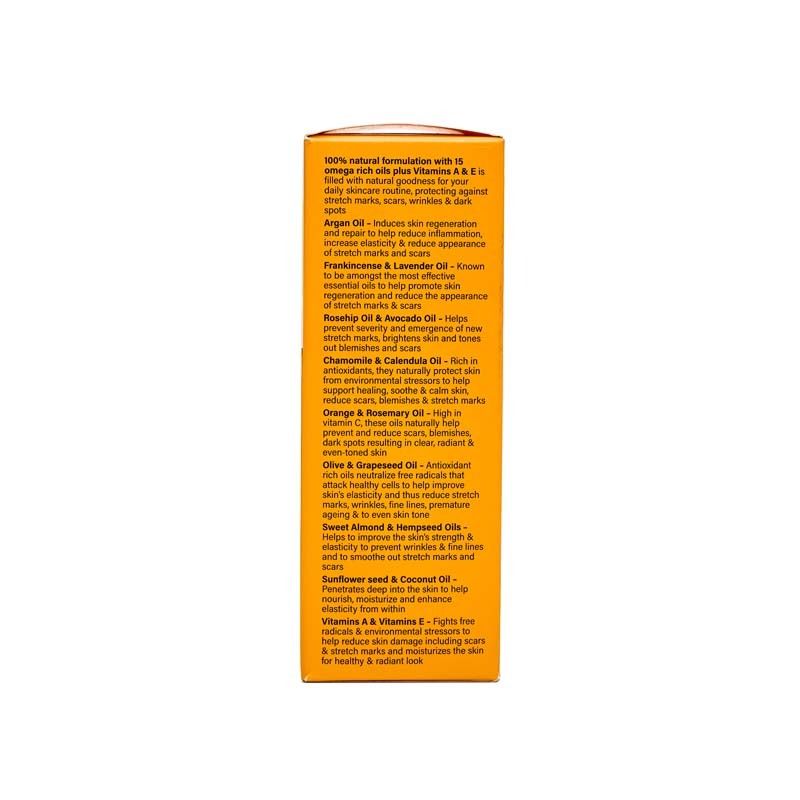 Luron Biovital Stretch Mark Protection Body Oil For Skin Renewin Age Defying 100ml Infused With Omega 3