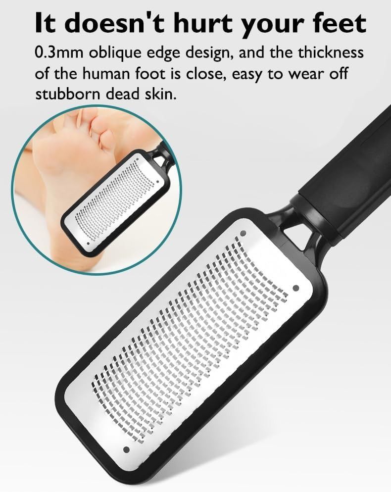 Silstar Foot Care Rasp Stainless Steel Foot File/Foot Scrub/Exfoliating Foot Care Tool