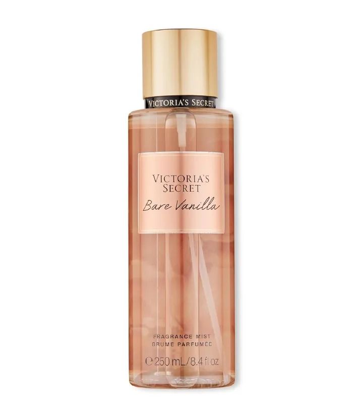 Victoria's Secret Bare Vanilla Fragrance Mist 250Ml Gourmand with Whipped Vanilla and Soft Cashmere Body Mist Perfume For Women Long Lasting Non Irritating