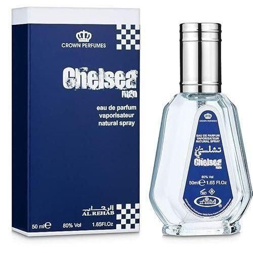 Al Rehab Chelsea Men's Perfume Spray 50Ml Woody Long Lasting Scent