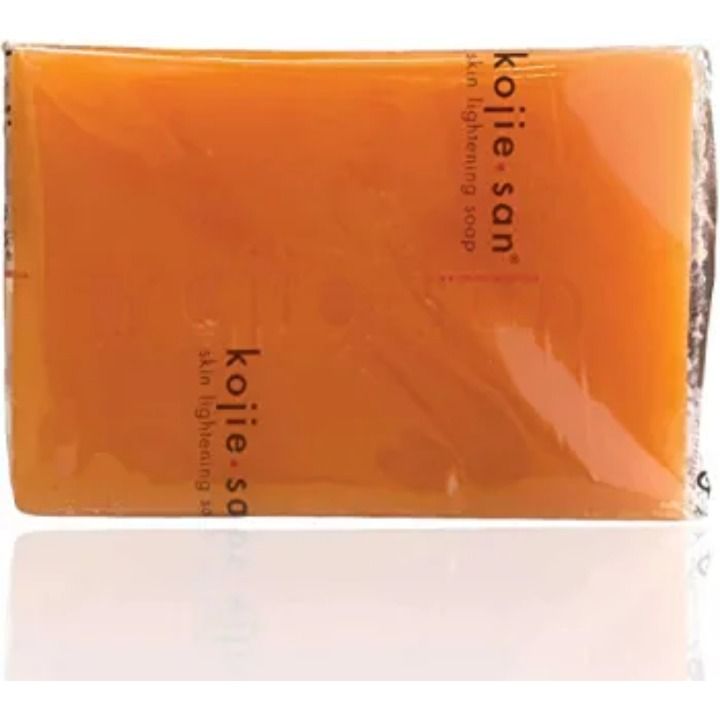 Kojie San 2 Pcs  Acidic Skin Lightening Soap Original Classic Kojic Acid Soap for Dark Spots, Hyperpigmentation, Whitening and Scars Beauty Bar with Coconut Tea Tree Oil for Fair skin