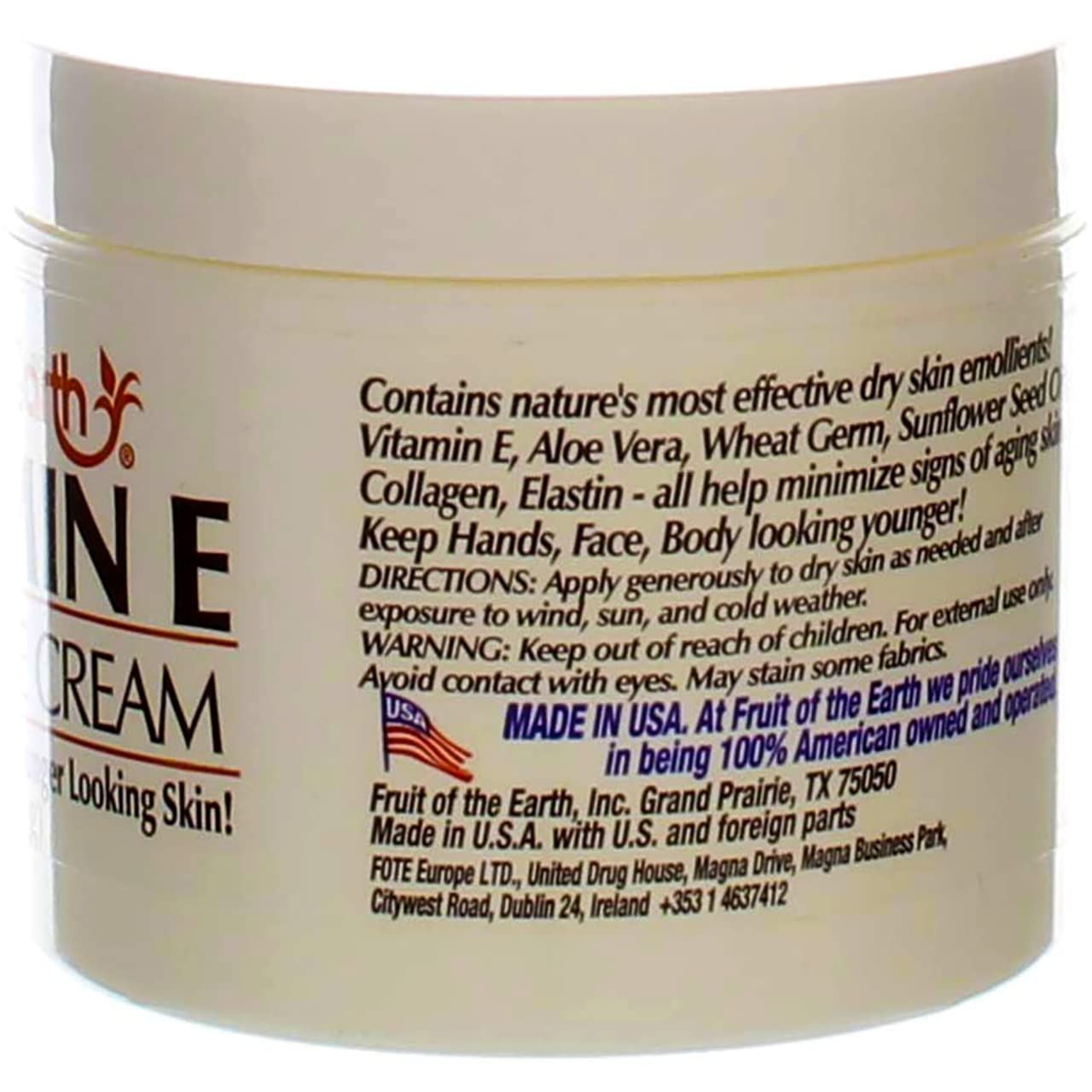 Fruit Of The Wokali Vitamin E Skin Care Cream 115g