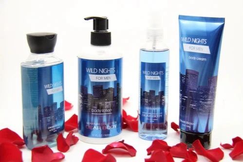 Wild Night 4 in 1 Gift Set Shower Gel Splash Lotion and Cream for  Men Body Luxuries Set